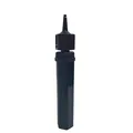 Bomba manual bidireccional negra para inflar globos con boquilla plana ergonómica - Bomba de Globos Negra Larga / L