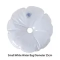 Durable 25cm small white inflatable water weight bag for stabilizing balloon arch bases - Column Water Bag (Small) / White