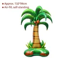 Detailed view of large 4D inflatable palm tree balloon for tropical themed party decor - 3D Coconut Tree / 132x54x94cm