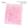 2.5cm round pink paper confetti for wedding balloon decorations, 10g per transparent bag - 2.5cm Pink Confetti 10g Pack