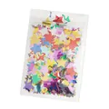Multicolor star shaped confetti sequins in a transparent bag for wedding party decor - Multicolor Star Sequins 1 Pack