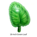 18-inch green monstera leaf foil balloon for tropical Hawaii party decoration - Monstera Leaves / 18 Inch / Green