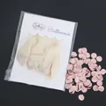 18-inch clear latex balloon filled with rose gold paper confetti for wedding decor - 5 Pcs Rose Gold Confetti Balloons With Card