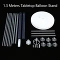 1.3m professional transparent table balloon stand kit for birthday party and wedding decorations - 1.3m Table Float / White