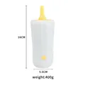 Elektrische Luftballonpumpe für Modellierballons, weißes und gelbes Design, 16 cm Höhe - Mini EU-Stecker / Gelb