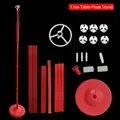 1.6m red balloon stand column kit for birthday party and wedding floor decoration - 1.6m Table Float / Red