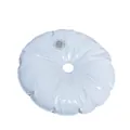 White inflatable water weight bag base for balloon column and arch stand - Single Weighted Water Bag