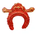 Festlicher roter und goldener Gott des Reichtums Folienballon-Stirnband für Neujahr - Reichtum & Schätze Stirnband