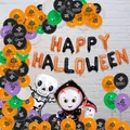 Halloween balloon set with foil letters and character balloons for party - Halloween Decoration Set Type 3