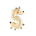 16 inch standing number 5 giraffe foil balloon for forest animal themed birthday party - Number 5 (Deer Shape) / 40 Inch