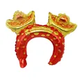 Traditionelles chinesisches Neujahrs-Goldbarren-Ballon-Stirnband für festliche Partys - Glückliche Schätze Stirnband