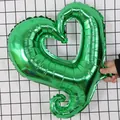 18-inch green heart-shaped hook foil balloon for wedding party decoration - Hook Heart / 18 Inch / Green
