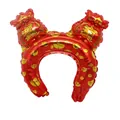 Chinesisches Neujahr Glücksgott Goldbarren Stirnband Ballon für Feiertage - Reichtum Rollt In Stirnband