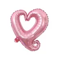 18-inch pink heart-shaped aluminum foil balloon for wedding and proposal decoration - Hook Heart / 18 Inch / Pink