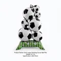 Grande pila di palloncini da calcio in alluminio autoportante per decorazioni per feste - Grande Pila di Calcio in Piedi (Sfuso)