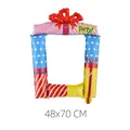 Bunter aufblasbarer Fotorahmen-Ballon für Geburtstagsparty-Deko 48x70cm - Matte color gift box photo frame
