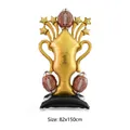 Large standing American football trophy foil balloon for sports party decoration 82x150cm - Standing Rugby Trophy