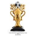 Oversized standing gold soccer trophy foil balloon for sports theme party decorations - Large Standing Trophy
