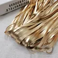 Premium golden metallic foil fringe curtain backdrop for birthday party decorations - 1*2M / Champagne Gold