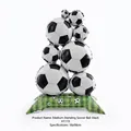 Palloncini da calcio in piedi in alluminio per decorazioni party a tema sport - Calcio in Piedi Medio (Sacchetto OPP)