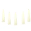 Elegant cream colored paper tassel garland for birthday wedding and party decorations - 5 Pieces / Beige