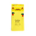 Yellow 137x183cm thickened waterproof plastic disposable tablecloth for party table - 54*72inch / Yellow