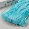 Light blue metallic foil fringe curtain for party wall decoration backdrop 1x2m - 1*2M / Macaron Sky Blue
