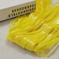 Bright yellow foil fringe curtain 1x2m for birthday party background wall decoration - 1*2M / Macaron Yellow