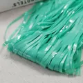 High-quality teal metallic foil fringe curtain for sparkling party wall decorations - 1*2M / Macaron Tiffany Blue