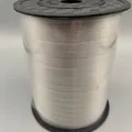 Professional 500 yards silver textured ribbon roll for gift wrapping and balloon string - 500 Yards (1 Roll) / Silver