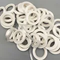 Premium 10-yard white embossed ribbon roll for elegant gift wrapping and balloon decor - 10 Yards (1 Roll) / White