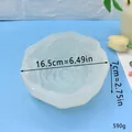 Dettaglio stampo in silicone peonia grande con dimensioni e peso - Extra grande