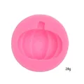 Pink pumpkin-shaped silicone mold for DIY Halloween cake baking, 28g lightweight design. - Pumpkin