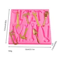 Stampo in silicone professionale per attrezzi da cucina e torte, dimensioni 13x12,5 cm - Combo Grande Attrezzi Ferramenta (Stile 1)