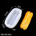 Silicone mold for small fried dough stick shapes, 8.2x4x1.9cm - Small Deep Fried Dough Stick