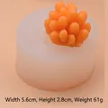 Stampo in silicone a forma di succulenta per candele profumate fai da te e gesso - L 5.6cm x A 2.8cm (61g)