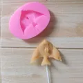 Vue détaillée du moule en silicone en forme de poisson et de la décoration de sucette - Style 3