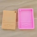 Detail of MP3 player interface silicone mold for DIY resin keychain and car charms - MP3 Player Shape (CZ-68) / Pink