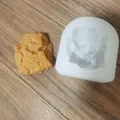 Vista detallada del molde de silicona para pan con textura realista del producto final - Rectángulo