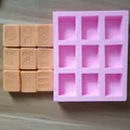 Mahjong circle tile silicone mold for chocolate and aromatherapy plaster making. - Tube