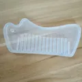 Molde de silicona transparente para peine de resina DIY, diseño vintage artesanal - Estilo Espejo Retro (5)