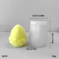 Dimensions détaillées du moule en silicone œuf de Pâques pour bougies et savons - 0937
