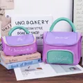 Lavender and mint green large capacity portable storage bags in two different sizes - S / Purple