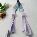 Verstelbare paars geborduurde nylon schouderriem met plastic gespen voor trendy tassen - Lichtpaarse Jacquard Brede Schouderriem / Eén maat