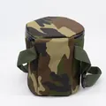 Durable 600D waterproof camouflage storage pouch for outdoor headlamps and fishing gear - Camouflage / Large 18*15cm