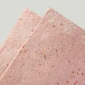 Handmade pink petal paper with hemp silk fiber texture for DIY gift wrapping and crafts - 50*70cm 5 Sheets/Pack / Pink
