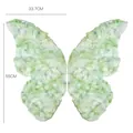 Alas de mariposa hada verde claro para decoración floral, variante altura 55 cm - El mago de Oz verde / 1 paquete