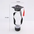 Cylindrical graduation doctor hat gift box with red tassel, measures 13.5x31.3cm - Butterfly Happy Graduation / 2 Pcs/Set