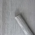 Handmade grey pleated paper with crinkle texture for DIY flower art and gift wrapping - Pleated Texture / 5 Sheets (60x60cm) / Gray