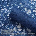 Papier dentelle ajouré bleu roi pour emballage de fleurs, feuilles 50x70cm lot de 5. - Papier Onirique Importé / 5 Pièces/Paquet (50x70cm) / Bleu saphir